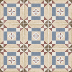 Equipe Gres Art Nouveau Lys Colour Dekor 20x20 24399