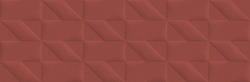 Marazzi płytka ścienna Outfit red 3d 25x76 M12C