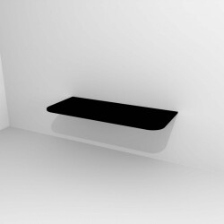Devo blat MDF pod umywalkę Gloria 2.0 120 cm Perfect Touch Black F97