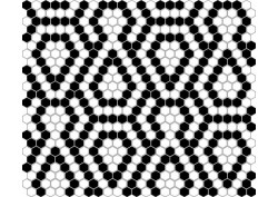 Dunin Mini HEXAGON B&W Lace 30x26