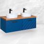 Widax szafka pod umywalkę Moon Prestige niebieska 100x40x50 możliwość dowolnego rozmiaru