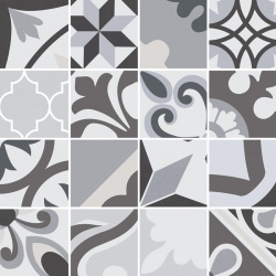 Gayafores gres Mosaico Lumier Black 30x30