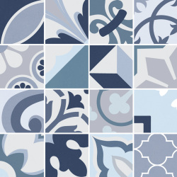 Gayafores gres Mosaico Lumier Blue 30x30