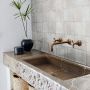 Marazzi gres Rice natural decor leaf lux 5x15 M96U