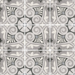 Equipe Gres Art Nouveau Opera Grey Dekor mat 20x20 24418