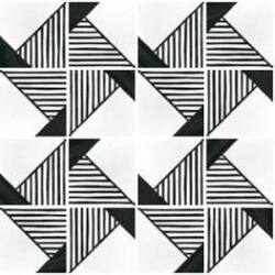Equipe gres Caprice Deco Origami B&W 20x20 22127