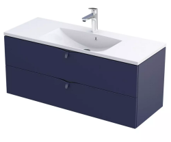 Oristo szafka z umywalką Siena 120x45 granatowy mat
