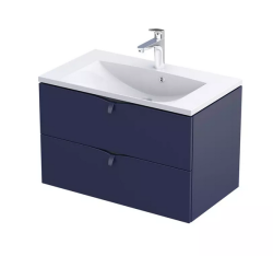 Oristo szafka z umywalką Siena 80x45 granatowy mat