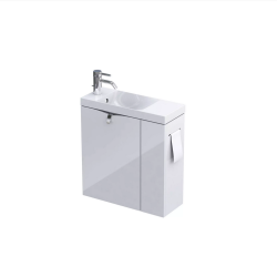 Oristo zestaw meblowy Siena 55 cm prawa biały połysk