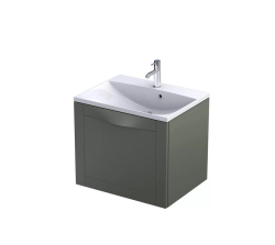 Oristo szafka z umywalką Skagen 60x45 oliwkowy mat