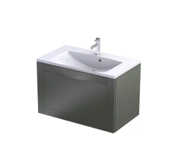 Oristo szafka z umywalką Skagen 80x45 oliwkowy mat