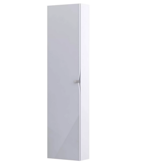 Oristo szafka wysoka boczna Siena 40 cm uniwersalna lewa/prawa biały połysk