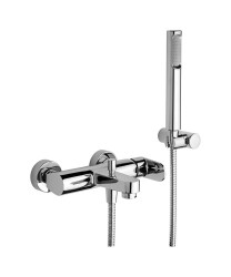 Paffoni Candy bateria wannowa z natryskiem chrom CA023CR