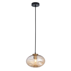 Italux lampa wisząca Hatella PND-112038-1-BRO+AMB