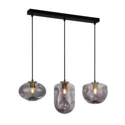 Italux lampa wisząca Hatella PND-112038-3-BRO+SG