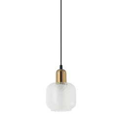 Italux lampa wisząca Lamezia PND-67594-1-BRO+CL