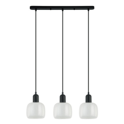 Italux lampa wisząca Lamezia PND-67594-3-BK+CL