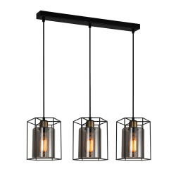 Italux lampa wisząca Kalula PND-78901-3-BK+SG