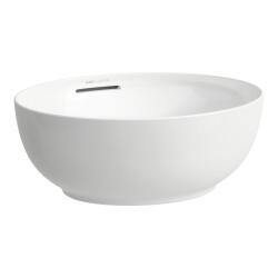 Laufen Ilbagnoalessi umywalka nablatowa cieńkościenna z ceramiczną osłoną odpływu
