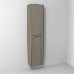 Devo słupek wiszący ryflowany Gloria 2.0 Prawy Stone Grey Supermatt F111
