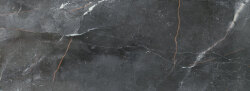 Tubądzin płytka ścienna Brainstorm black 89,8x32,8 połysk