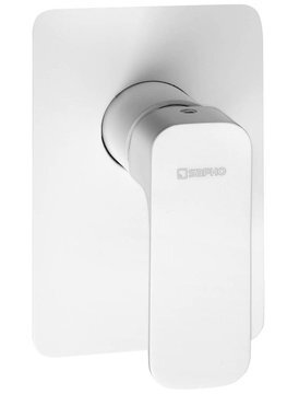 Sapho Spy bateria prysznicowa podtynkowa biały mat