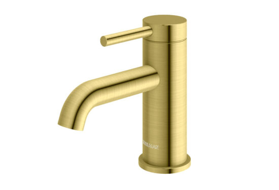 Kohlman bateria umywalkowa Axel Brushed Gold złoto szczotkowane