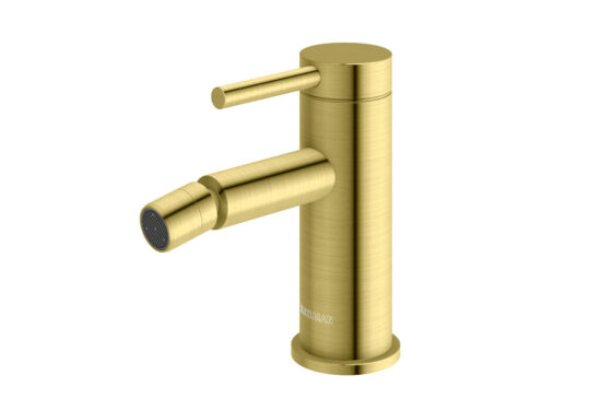 Kohlman bateria bidetowa Axel Brushed Gold złoto szczotkowane