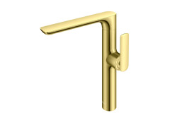 Kohlman bateria umywalkowa z obrotową wylewką Experience Gold QB175EGD