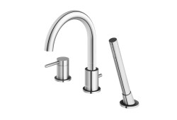 Kohlman bateria 3-otworowa wannowa Axel chrom QB241A