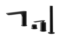 Kohlman bateria wannowa 4-otworowa Experience Black QB244EB