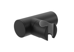 Kohlman uchwyt prysznicowy ścienny Experience Black QW004EB