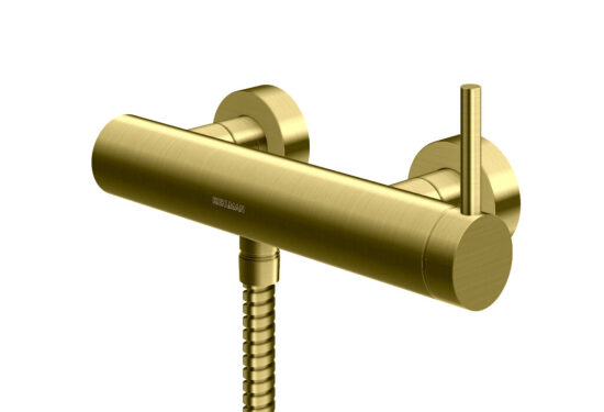 Kohlman bateria prysznicowa Axel Brushed Gold złoto szczotkowane