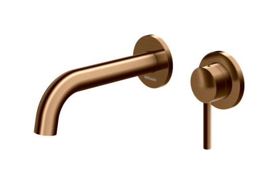 Kohlman podtynkowa bateria umywalkowa Axel Brushed Cooper miedź szczotkowana 