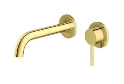 Kohlman bateria umywalkowa podtynkowa Axel Gold QW180AGD