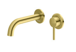 Kohlman podtynkowa bateria umywalkowa Axel Brushed Gold złoto szczotkowane