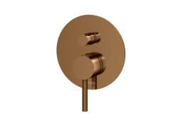 Kohlman bateria wannowo-prysznicowa podtynkowa Axel Brushed Cooper miedź szczotkowana 