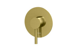 Kohlman bateria prysznicowa podtynkowa Axel Brushed Gold złoto szczotkowane