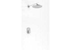 Kohlman zestaw natryskowy podtynkowy z deszczownicą 40 cm Foxal QW220FR40