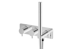 Kohlman bateria wannowa podtynkowa z termostatem Axel chrom QW265A