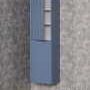 Grekon Mirage regał łazienkowy słupek niebieski 45x155cm 