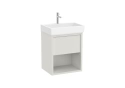 Roca Tura szafka z umywalką UNIK z 1 szufladą i dolną półką 55 cm
