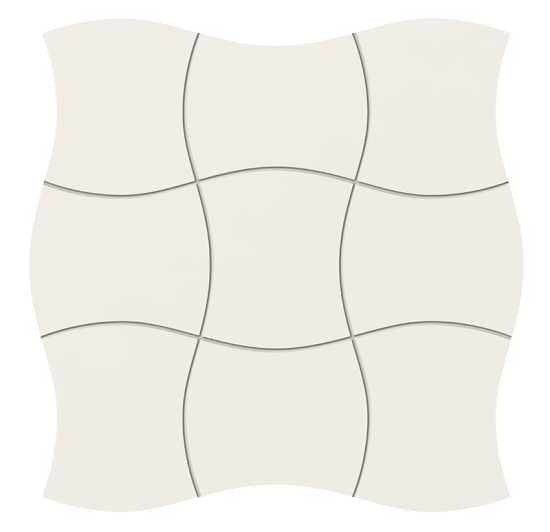 Tubądzin płytka ścienna Royal Place White mozaika 29,3x29,3 połysk