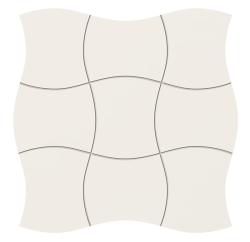 Tubądzin płytka ścienna Royal Place White mozaika 29,3x29,3 połysk