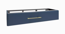 Devo szafka pod umywalkę Mood 80x49 niebieska / Wave Blue MD-SUM1S80-F84