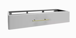 Devo szafka pod umywalkę Mood 80x49 jasno szara / Pearl Grey Supermatt MD-SUM1S80-F76