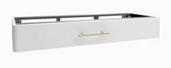 Devo szafka pod umywalkę Mood 120x49 biała / Premium White Supermatt MD-SUM1S120-F83