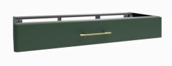Devo szafka pod umywalkę Mood 120x49 zielona / Conifer Green Supermatt MD-SUM1S120-F77