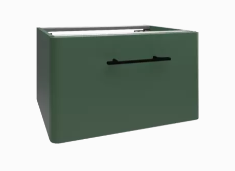 Devo szafka pod umywalkę Mood 80x49 zielona / Conifer Green Supermatt MD-SUM1S80x35-F77