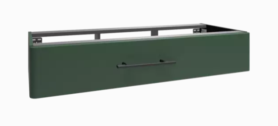 Devo szafka pod umywalkę Mood 80x49 zielona / Conifer Green Supermatt MD-SUM1S80-F77